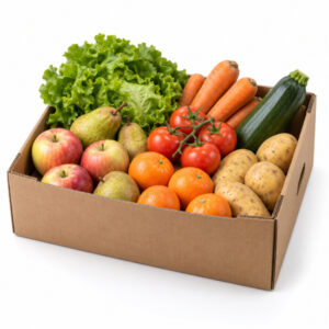 Cesta ecológica de fruta y verdura